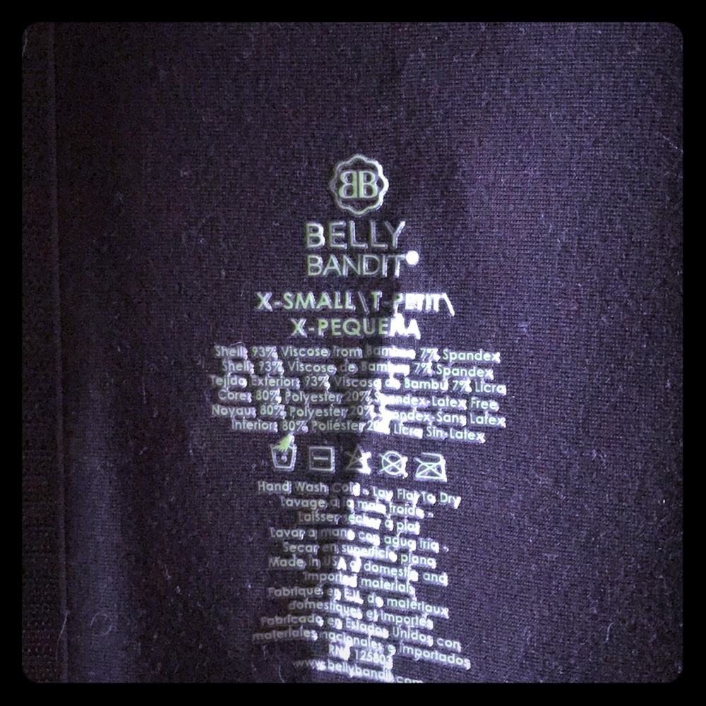 Belly bandit wrap, black